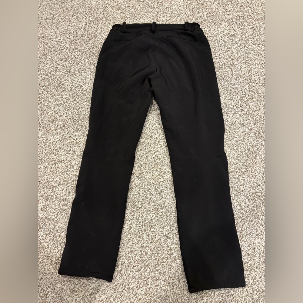 Black Joggers with Tapered Fit and Flat Waistband